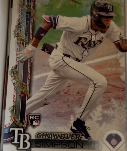 2025 Topps Holiday #H38 Chandler Simpson — front