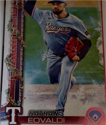 2025 Topps Holiday #H47 Nathan Eovaldi — front