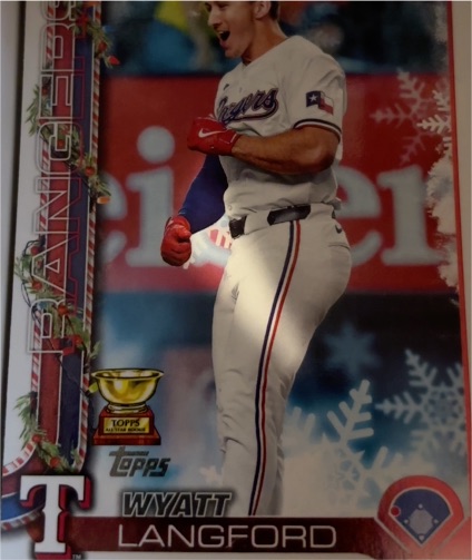 2025 Topps Holiday #H87 Wyatt Langford — front