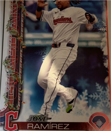 2025 Topps Holiday #H195 José Ramírez — front
