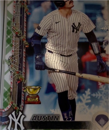 2025 Topps Holiday #H56 Austin Wells — front