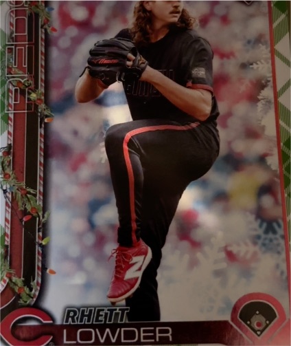2025 Topps Holiday #H104 Rhett Lowder — front