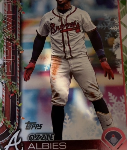 2025 Topps Holiday #H36 Ozzie Albies — front