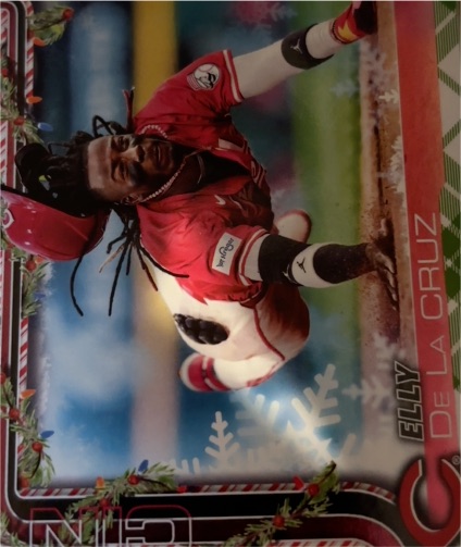 2025 Topps Holiday #H97 Elly De La Cruz — front