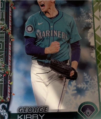 2025 Topps Holiday #H5 George Kirby — front