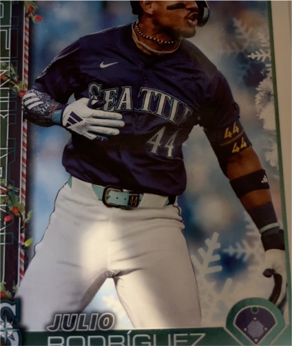 2025 Topps Holiday #H186 Julio Rodriguez — front