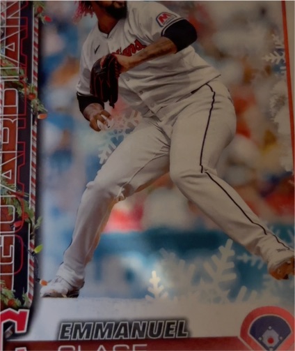 2025 Topps Holiday #H96 Emmanuel Clase — front
