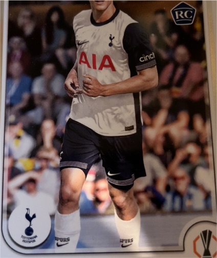 2024-25 Topps UEFA Club Competitions Tottenham Hotspur RC — front