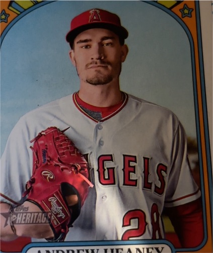2021 Topps Heritage High Number #681 Andrew Heaney — front