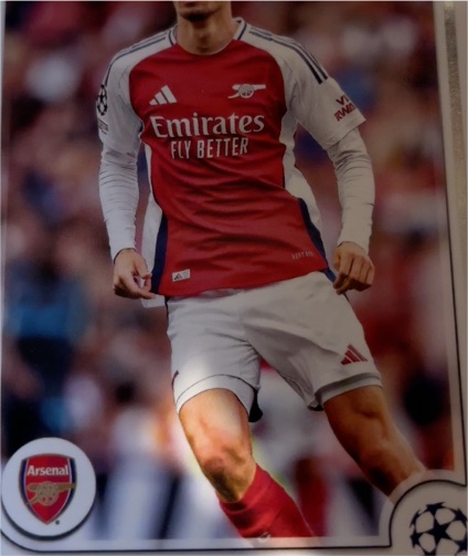 2023-24 Topps UEFA Club Competitions #42 Arsenal Soccer Card — front
