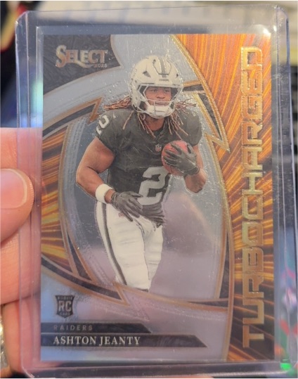 2025 Panini Select #10 Ashton Jeanty Turbocharged Rookie — front
