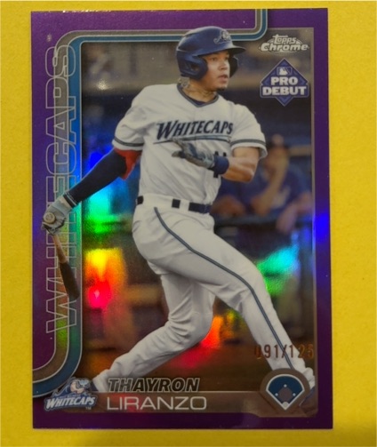 2025 Topps Pro Debut Chrome #PDC-108 Thayron Liranzo — front