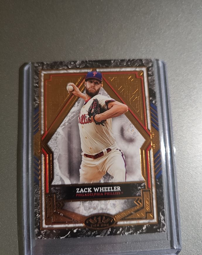 2025 Topps Tier One #34 Zack Wheeler — front