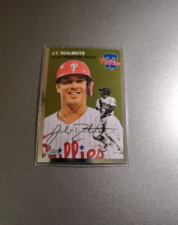 2023 Topps Chrome Platinum Anniversary #383 J.T. Realmuto — front