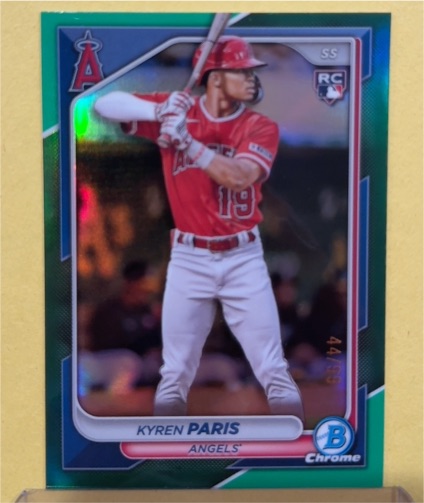 2024 Bowman Chrome #64 Kyren Paris — front