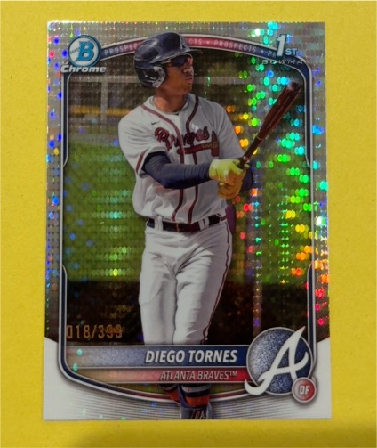 2025 Bowman Chrome #BCP-214 Diego Tornes — front