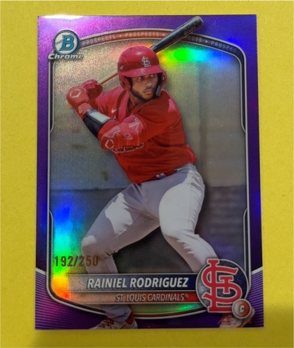 2025 Bowman Draft Chrome #BDC-72 Rainiel Rodriguez — front