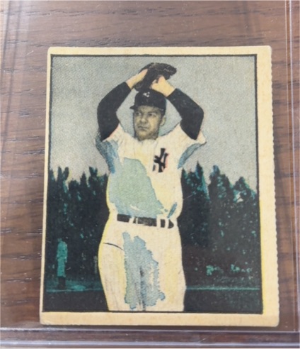 1951 Berk Ross #3-4 Vic Raschi — front