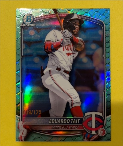 2025 Bowman Chrome #009 Eduardo Tait — front