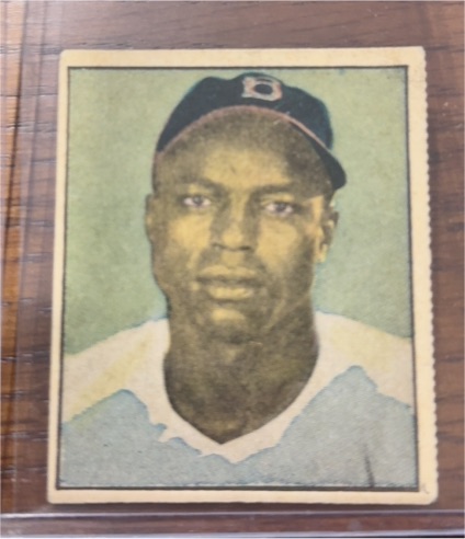 1951 Berk Ross #4-10 Sam Jethroe — front