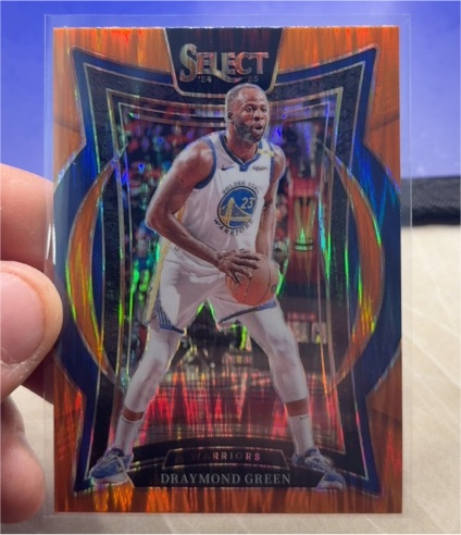 2024-25 Panini Select #27 Draymond Green Orange Flash Prizm — front