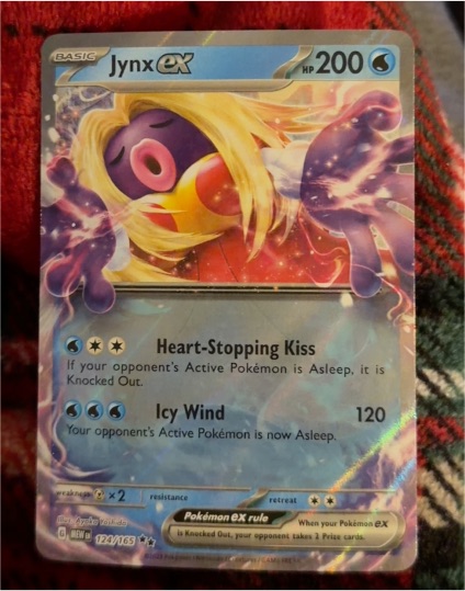 2023 Scarlet & Violet 151 #124/165 Jynx ex — front