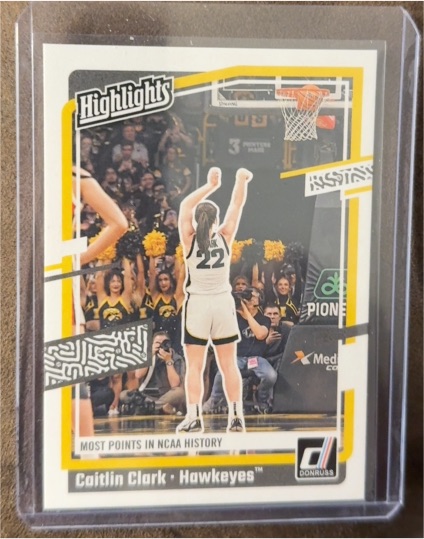 2024 Panini Donruss Highlights #H11 Caitlin Clark — front