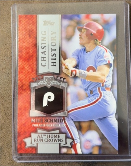 2013 Topps Chasing History #CH-40 Mike Schmidt — front
