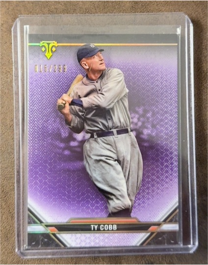 2021 Topps Triple Threads #56 Ty Cobb — front