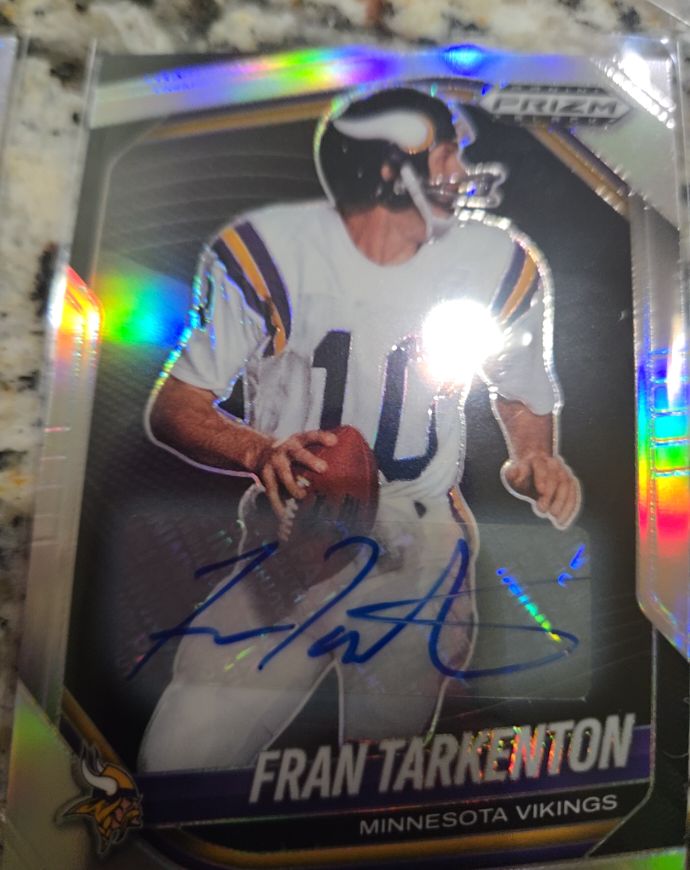 2014 Panini Prizm #75 Fran Tarkenton — front