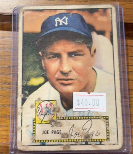 1952 Topps #48 Joe Page — front