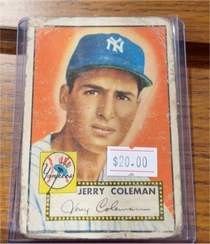 1952 Topps #237 Jerry Coleman — front