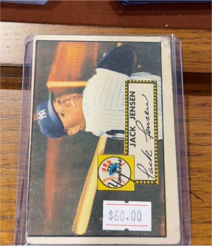 1952 Topps #122 Jack Jensen — front