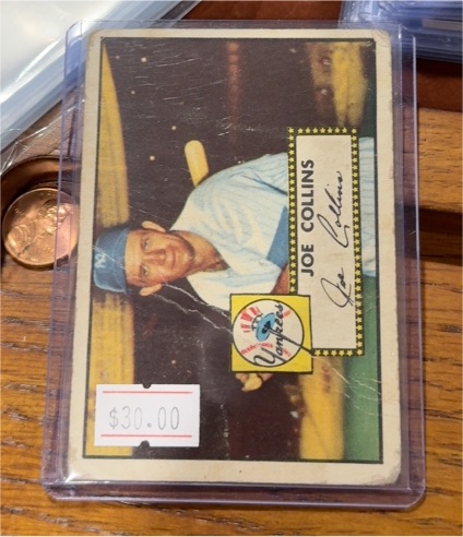 1952 Topps #202 Joe Collins — front