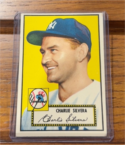 1952 Topps #168 Charlie Silvera — front