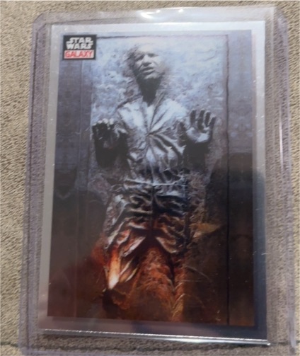 2023 Topps Chrome Star Wars Galaxy #73 He's All Yours, Bounty Hunter — front