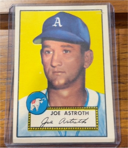 1952 Topps #290 Joe Astroth — front
