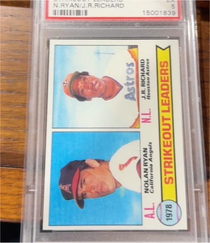 1979 Topps #6 Strikeout Leaders Nolan Ryan/J.R. Richard — front