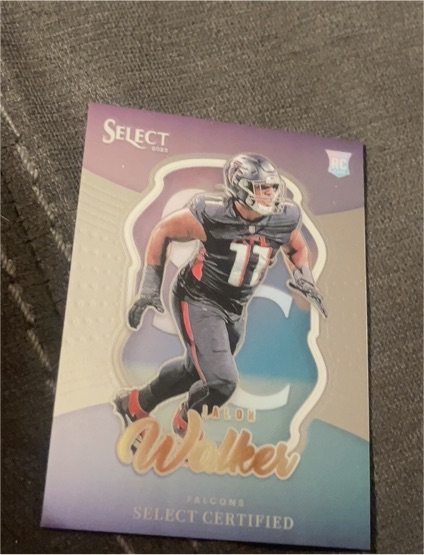 2025 Panini Select Certified #9 Jalon Walker — front