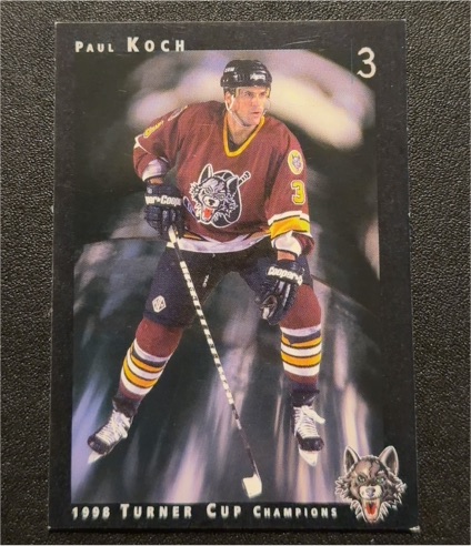 1998 Paul Koch #3 Turner Cup Champions — front
