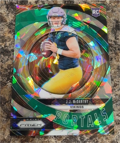 2024 Panini Prizm Portals #7 J.J. McCarthy — front