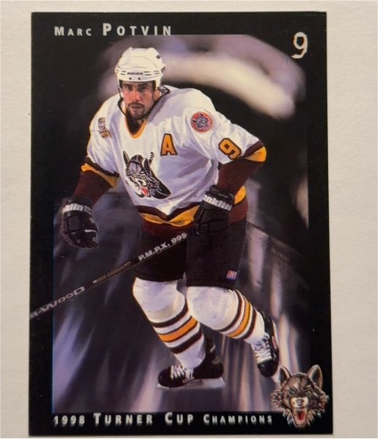 1992 Pro Set #9 Marc Potvin — front