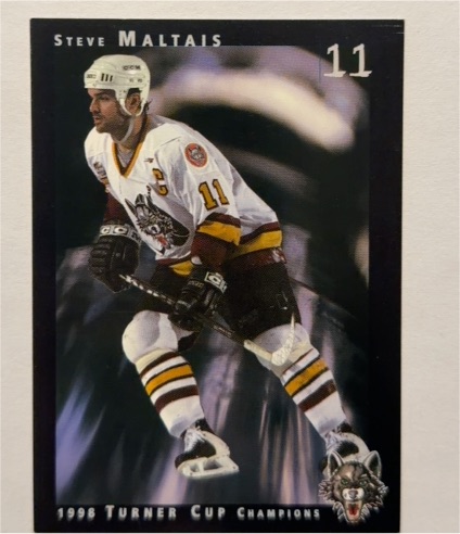 1998 Pro Set #11 Steve Maltais — front