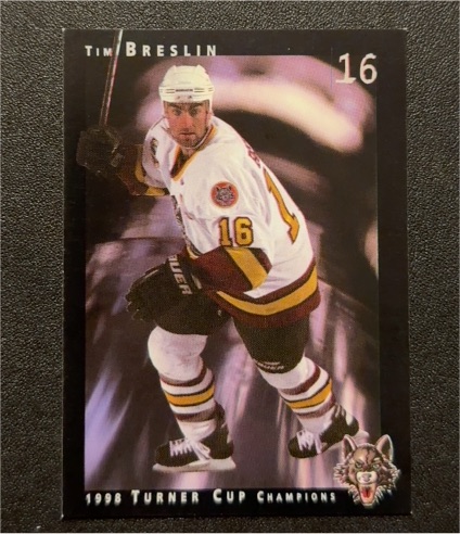 1997-98 Pacific Tim Breslin #16 — front