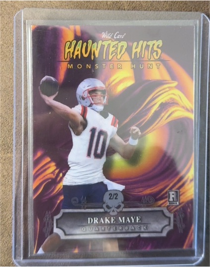 2024 Wild Card Haunted Hits Monster Hunt #2/2 Drake Maye — front