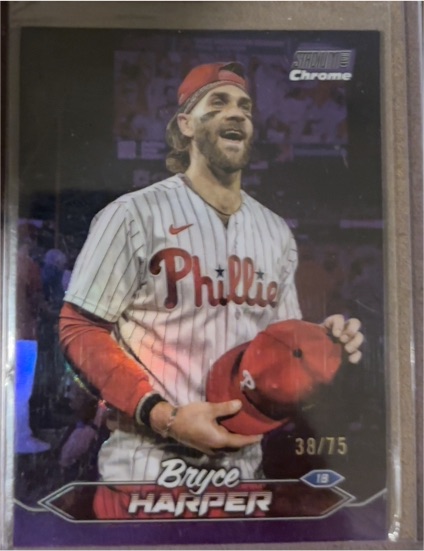 2024 Topps Stadium Club Chrome #291 Bryce Harper — front