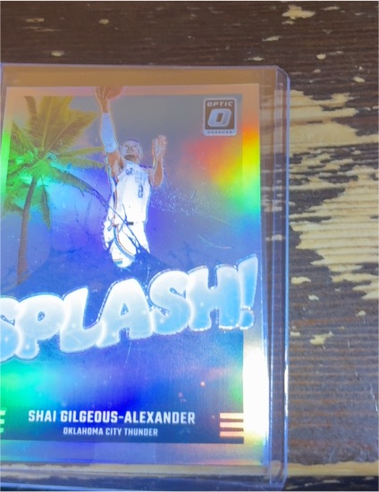 2024-25 Panini Donruss Optic #6 Shai Gilgeous-Alexander Splash! — front
