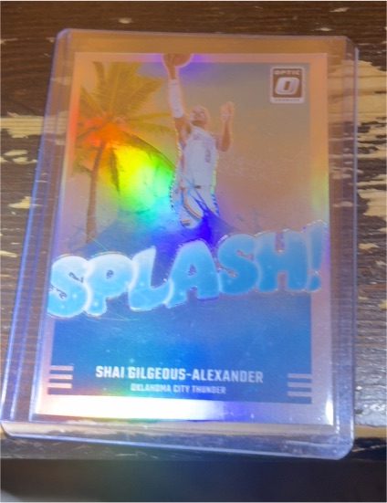 2024-25 Panini Donruss Optic #6 Shai Gilgeous-Alexander Splash Silver Prizm — front