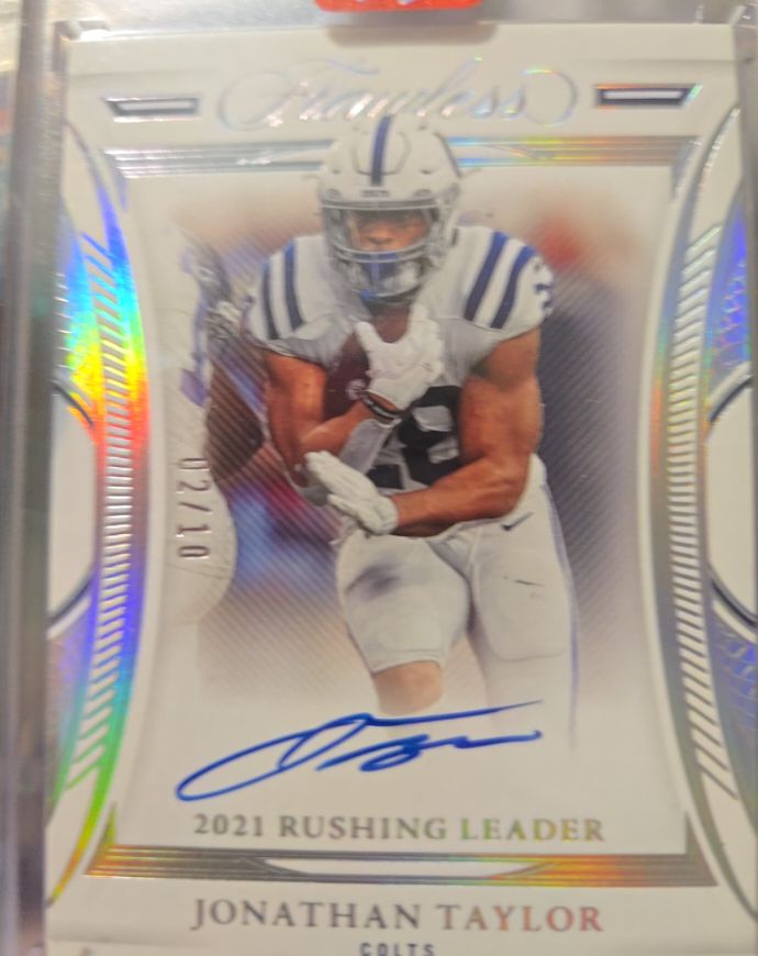 2021 Panini Flawless #02 Jonathan Taylor — front