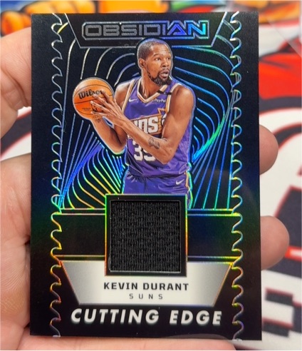 2024 Panini Obsidian Cutting Edge #CE-KDU Kevin Durant — front
